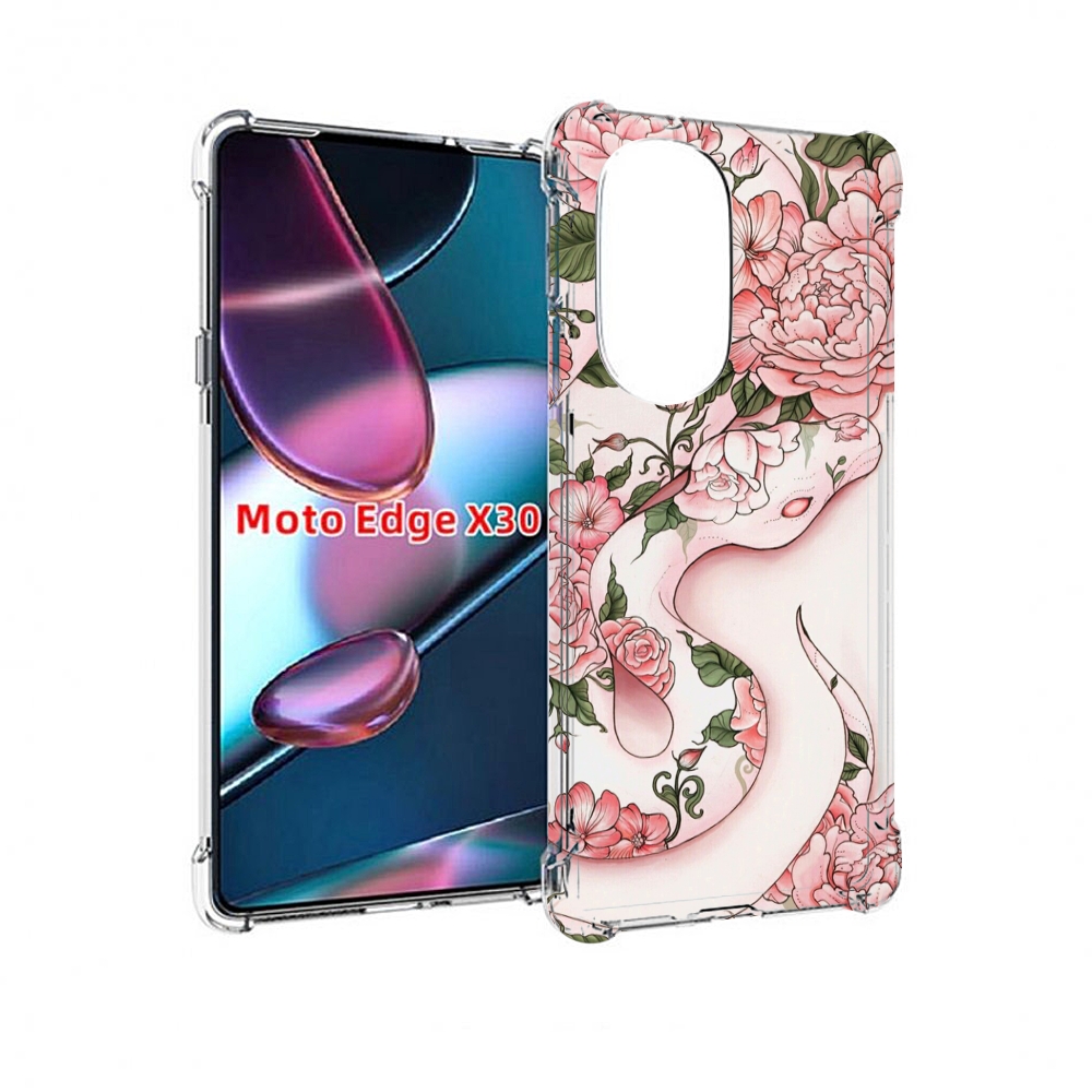 Чехол MyPads змея-в-розовых-цветах женский для Motorola Moto Edge X30, Прозрачный, Tocco
Чехол MyPads змея-в-розовых-цветах женский для Motorola Moto Edge X30, Прозрачный, Tocco