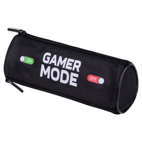 фото Пенал brauberg, 3 отделения, нейлон, 21х7х7 см, "gamer", 270841