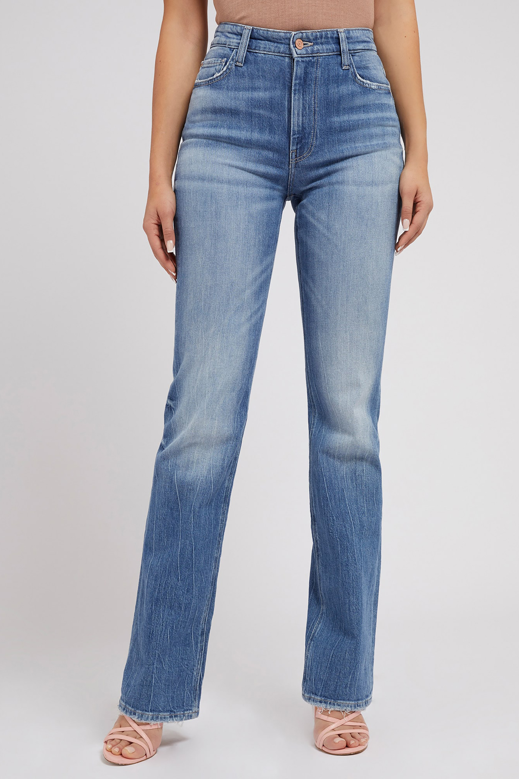 фото Джинсы женские guess w2ga33d4ms22bor голубые 28
