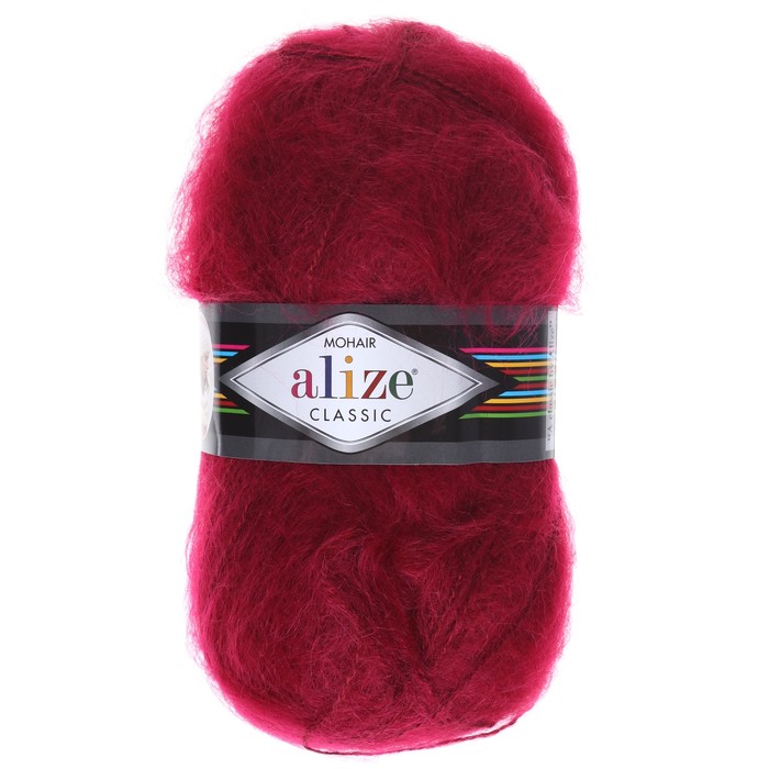 Пряжа ALIZE Mohair classic New, 200 мх100 г, 57 бордовая, Бордовый, "Mohair classic New", 200 мх100 г, 57 бордовая
Пряжа ALIZE Mohair classic New, 200 мх100 г, 57 бордовая, Бордовый, "Mohair classic New", 200 мх100 г, 57 бордовая