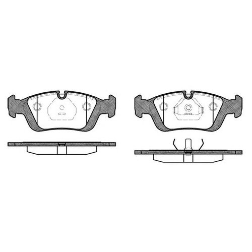 Комплект передних тормозных колодок Remsa 038400 для BMW 3 серия E36,E46, Z3 E36, Z4 E85
Комплект передних тормозных колодок Remsa 038400 для BMW 3 серия E36,E46, Z3 E36, Z4 E85