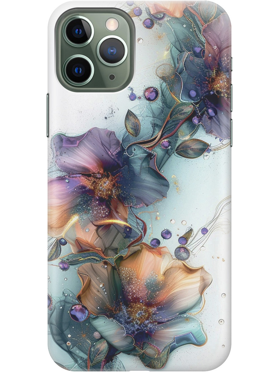 Силиконовый чехол на Apple iPhone 11 Pro с принтом "Мистические цветы", Прозрачный;белый;зеленый, 721799610
Силиконовый чехол на Apple iPhone 11 Pro с принтом "Мистические цветы", Прозрачный;белый;зеленый, 721799610