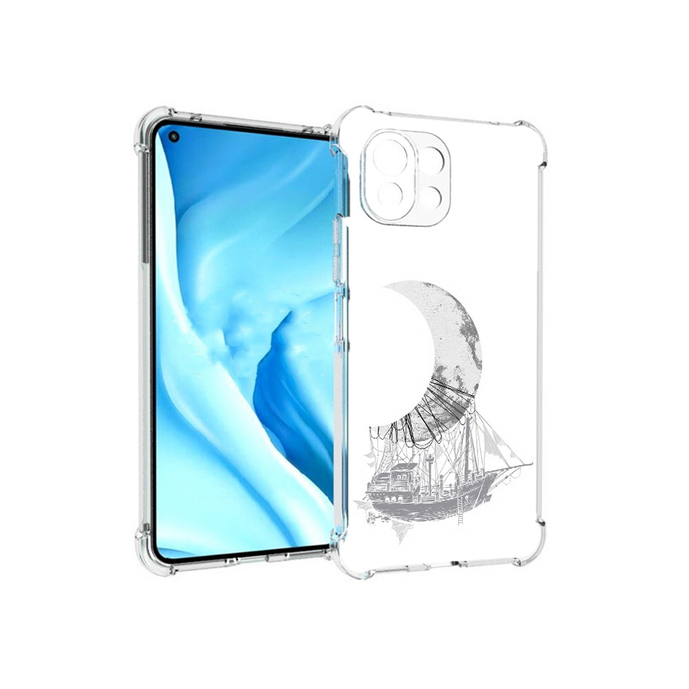 Чехол MyPads Tocco для Xiaomi Mi 11 Lite черно белый корабль полумесяц (PT159462.256.684), Прозрачный, Tocco
Чехол MyPads Tocco для Xiaomi Mi 11 Lite черно белый корабль полумесяц (PT159462.256.684), Прозрачный, Tocco