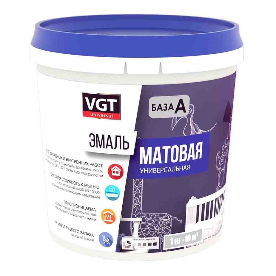 Эмаль акриловая VGT, эмаль матовая, эмаль универсальная, красно-коричневая 1кг, Коричневый, универсальная
Эмаль акриловая VGT, эмаль матовая, эмаль универсальная, красно-коричневая 1кг, Коричневый, универсальная