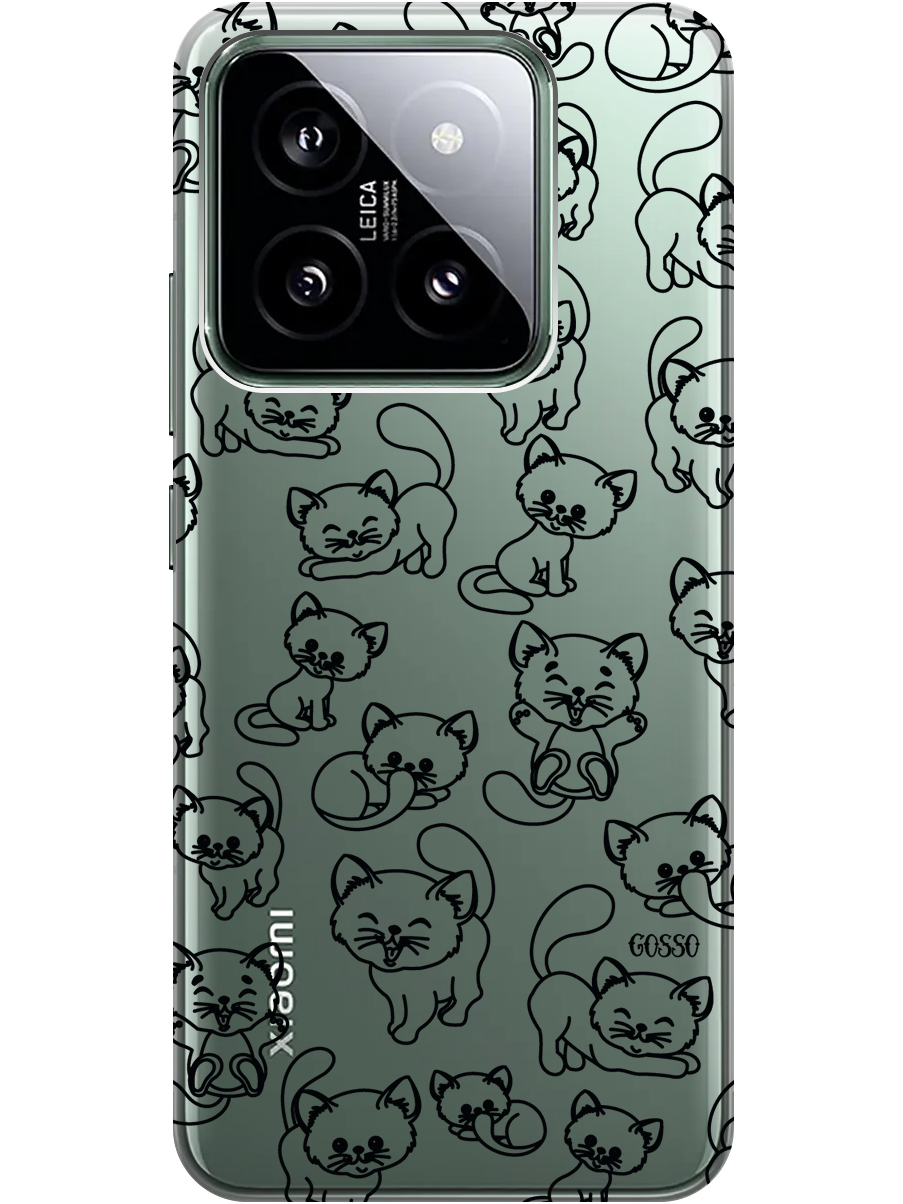 Силиконовый чехол на Xiaomi 14 с рисунком "Cute Kitties" прозрачный, Прозрачный;черный, 20012082
Силиконовый чехол на Xiaomi 14 с рисунком "Cute Kitties" прозрачный, Прозрачный;черный, 20012082