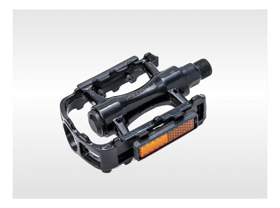 Педаль алюминиевая "МТВ" черная с катафотом, резьба 9/16", с шариковыми подшипниками
Педаль алюминиевая "МТВ" черная с катафотом, резьба 9/16", с шариковыми подшипниками