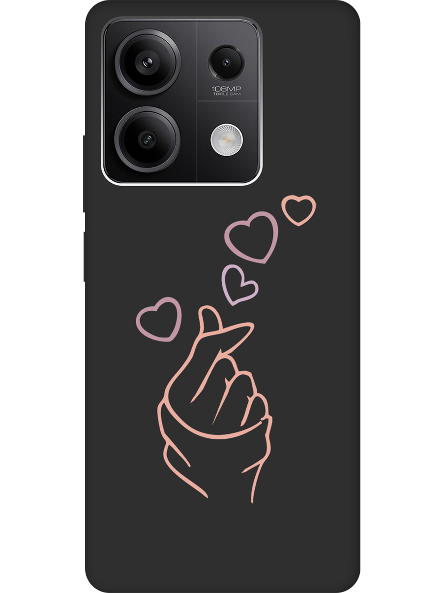 Силиконовый чехол на Xiaomi Redmi Note 13 5g с рисунком "K-Heart" Soft Touch черный, Черный;розовый;фиолетовый, 20012077
Силиконовый чехол на Xiaomi Redmi Note 13 5g с рисунком "K-Heart" Soft Touch черный, Черный;розовый;фиолетовый, 20012077