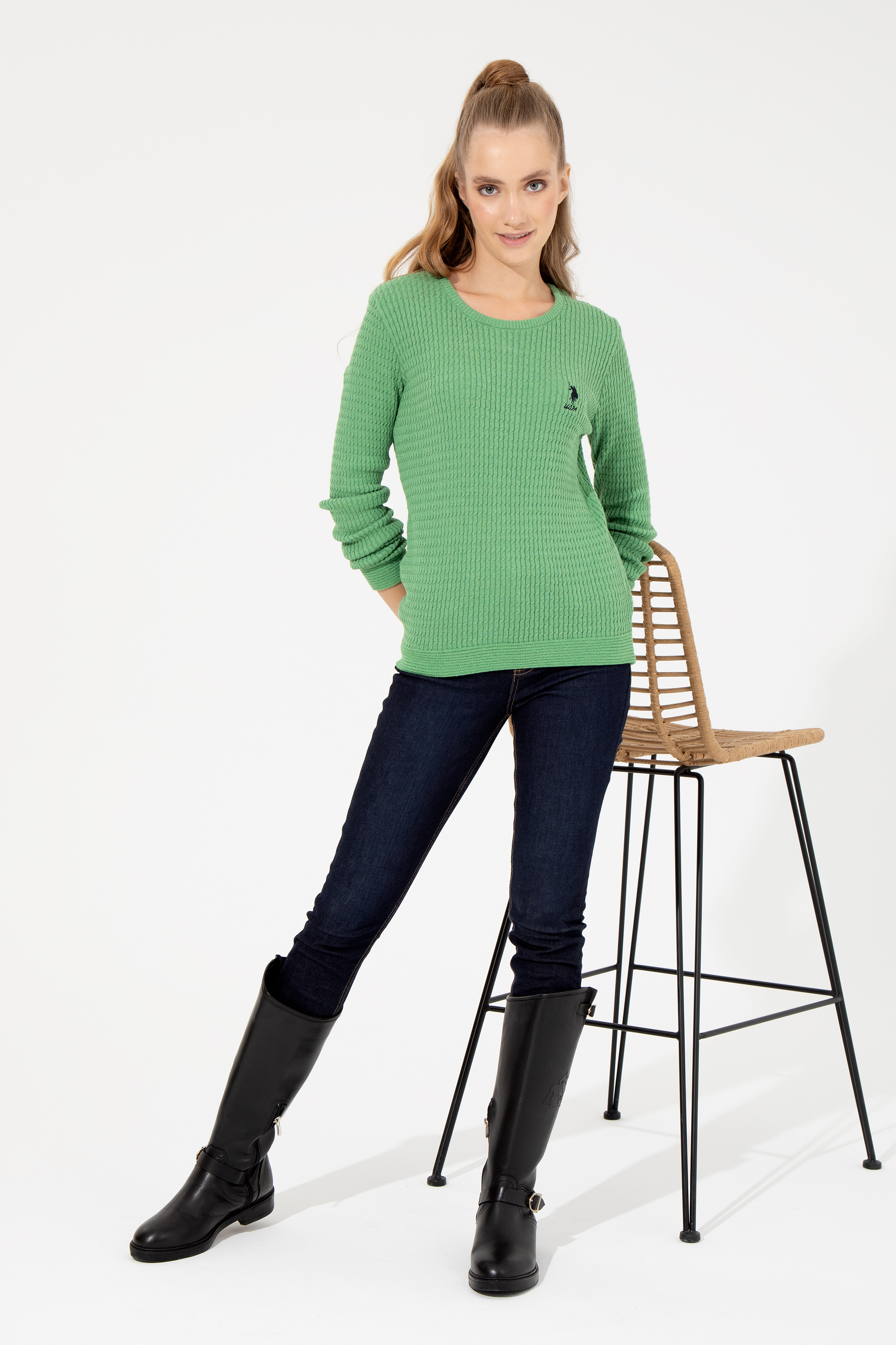 Джемпер женский U.S. POLO Assn. G082SZ0TK0KARLA-BSK22 зеленый M, G082SZ0TK0KARLA-BSK22
Джемпер женский U.S. POLO Assn. G082SZ0TK0KARLA-BSK22 зеленый M, G082SZ0TK0KARLA-BSK22