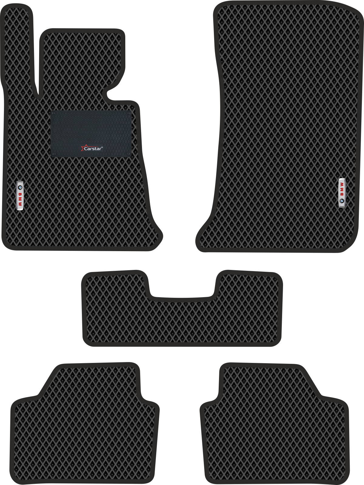 Комплект ковриков Kupi-Kovrik EVA для BMW X1 I E84 (2009-2015), чёрный,подпятник,2 эмблемы
Комплект ковриков Kupi-Kovrik EVA для BMW X1 I E84 (2009-2015), чёрный,подпятник,2 эмблемы