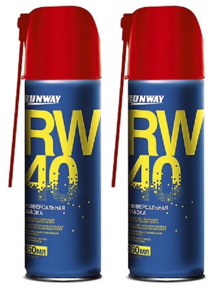 Универсальная смазка Runway RW-40 с умным распылителем, аэрозоль 450 мл х 2 шт, pack021-2
Универсальная смазка Runway RW-40 с умным распылителем, аэрозоль 450 мл х 2 шт, pack021-2
