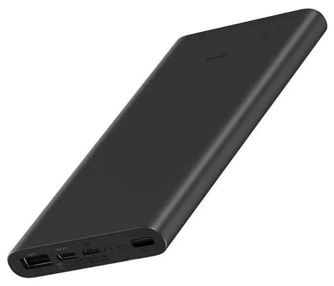 фото Аккумулятор xiaomi mi power bank 3 fast charge 10000(plm13zm) черный