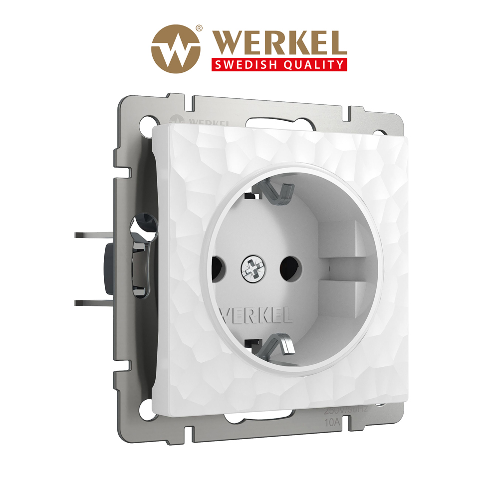 Встраиваемая розетка Werkel W1271101 Hammer белый с заземлением 16 А, Розетка с заземлением и шторками
Встраиваемая розетка Werkel W1271101 Hammer белый с заземлением 16 А, Розетка с заземлением и шторками