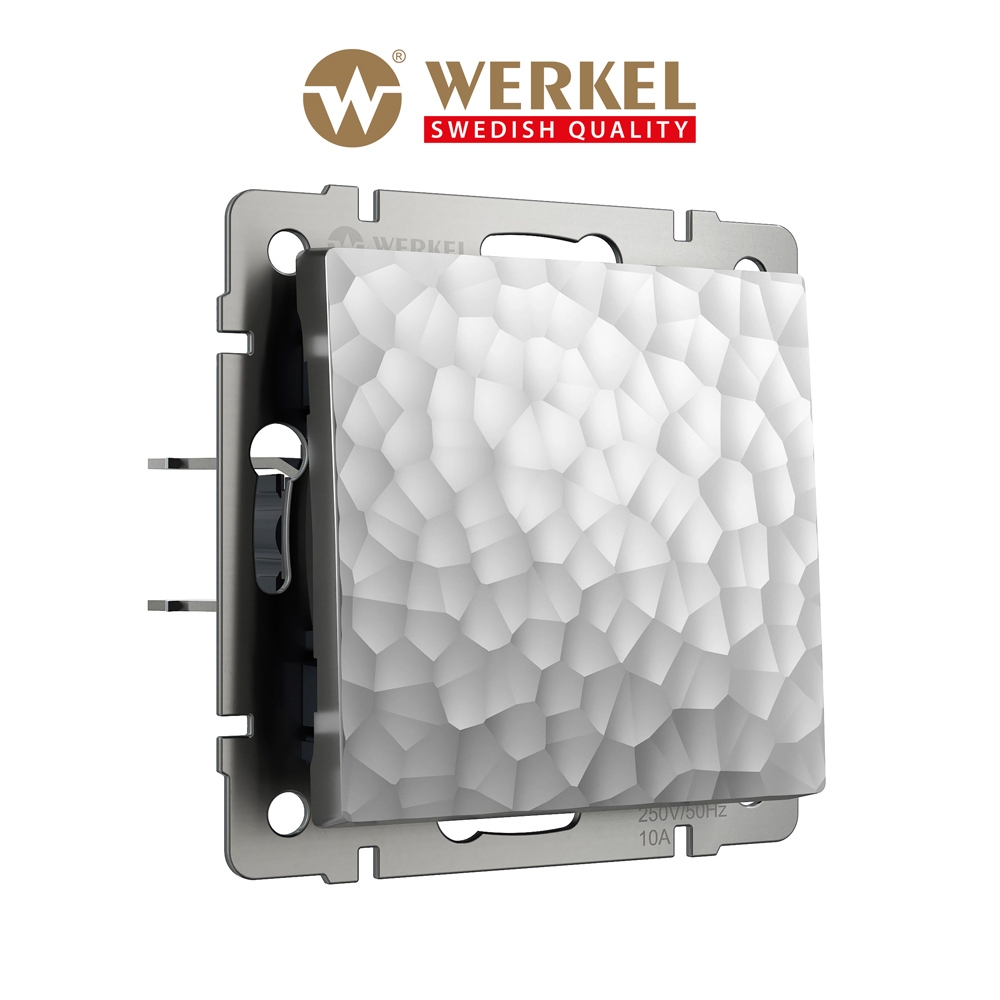 Встраиваемый одноклавишный выключатель проходной Werkel Hammer W1212006 серебряный 10 А, Серебристый, Выключатель одноклавишный проходной
Встраиваемый одноклавишный выключатель проходной Werkel Hammer W1212006 серебряный 10 А, Серебристый, Выключатель одноклавишный проходной