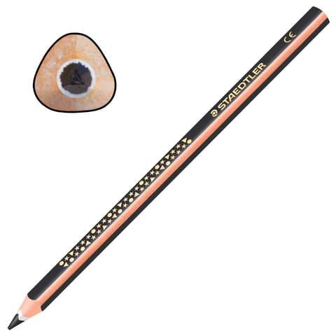 Карандаш цветной утолщенный STAEDTLER "Noris club", черный, 1284-9 (арт. 181217) - 6 шт.
Карандаш цветной утолщенный STAEDTLER "Noris club", черный, 1284-9 (арт. 181217) - 6 шт.