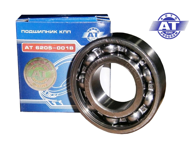 Подшипник кпп вторич. вала АТ арт.AT 6205-001B для LADA 2101/2102 82-, 2105/2104/2107 92-, AT 6205-001B
Подшипник кпп вторич. вала АТ арт.AT 6205-001B для LADA 2101/2102 82-, 2105/2104/2107 92-, AT 6205-001B