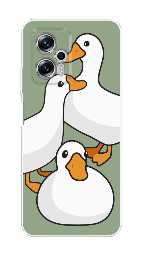 Чехол на Poco X4 GT, Xiaomi Redmi Note 11T Pro/11T Pro Plus "Утиное трио", Оранжевый;белый;серый, 315450-1
Чехол на Poco X4 GT, Xiaomi Redmi Note 11T Pro/11T Pro Plus "Утиное трио", Оранжевый;белый;серый, 315450-1