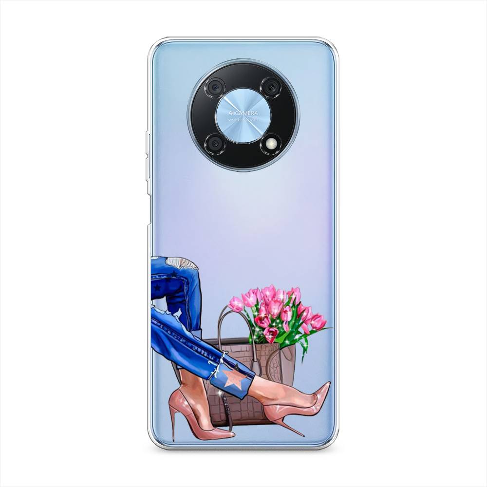 фото Силиконовый чехол "каблучки" на huawei nova y90 / хуавей нова 90 awog