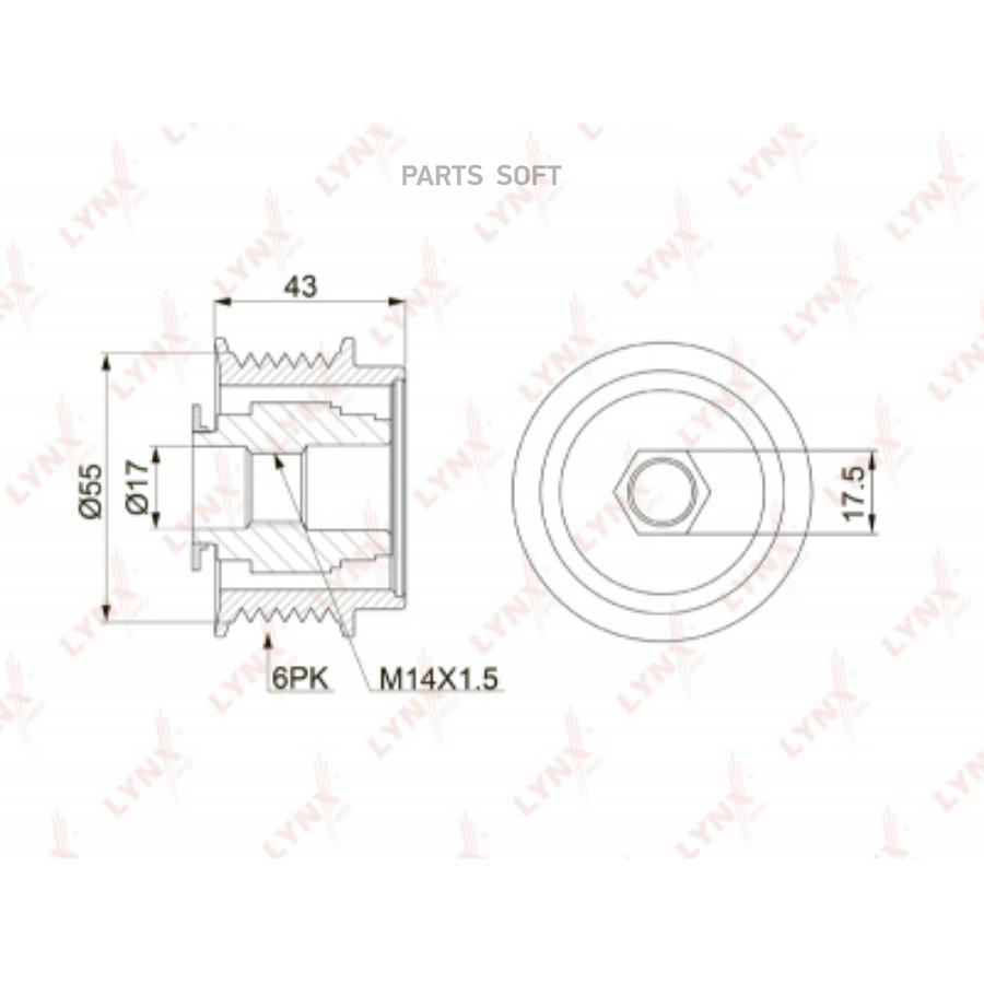 LYNXAUTO PA-1149 Шкив генератора TOYOTA AVENSIST27 1.6-2.0 09= /AURISE15/8 1.6-1.8 07= 1шт
LYNXAUTO PA-1149 Шкив генератора TOYOTA AVENSIST27 1.6-2.0 09= /AURISE15/8 1.6-1.8 07= 1шт