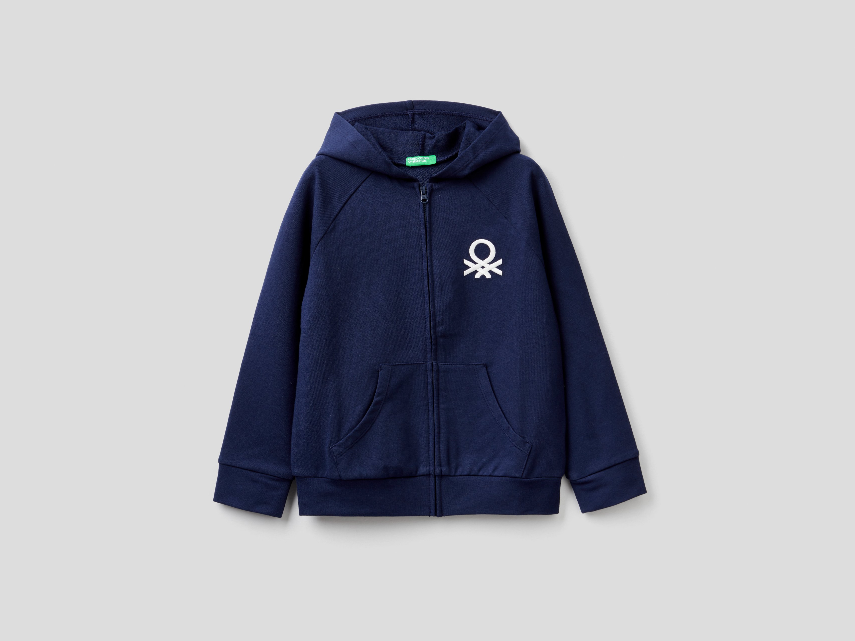 фото Толстовка для девочек benetton цв. синий р.140 united colors of benetton