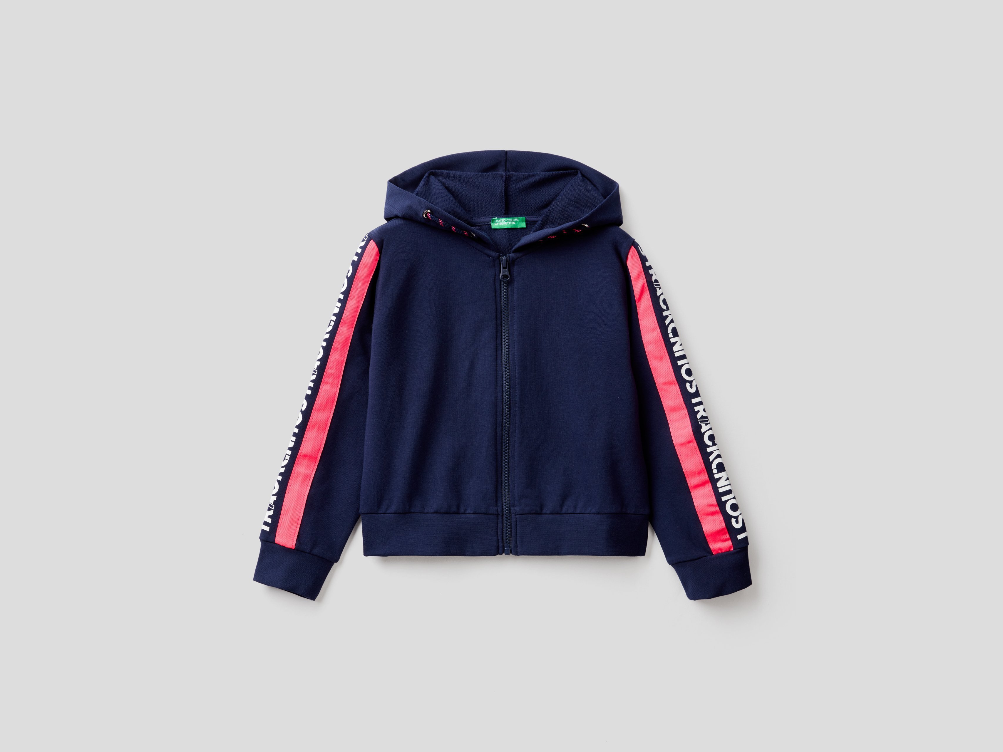 фото Толстовка для девочек benetton цв. синий р.116 united colors of benetton