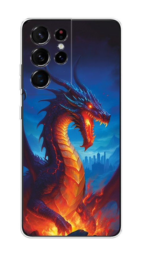 Чехол на Samsung Galaxy S21 Ultra "Дракон над лавой", Оранжевый;коричневый;синий, 2102250-1
Чехол на Samsung Galaxy S21 Ultra "Дракон над лавой", Оранжевый;коричневый;синий, 2102250-1