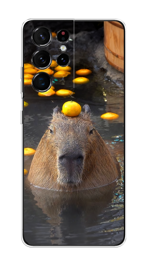 Чехол на Samsung Galaxy S21 Ultra "Капибара отдыхает", Коричневый;оранжевый;серый, 2102250-1
Чехол на Samsung Galaxy S21 Ultra "Капибара отдыхает", Коричневый;оранжевый;серый, 2102250-1
