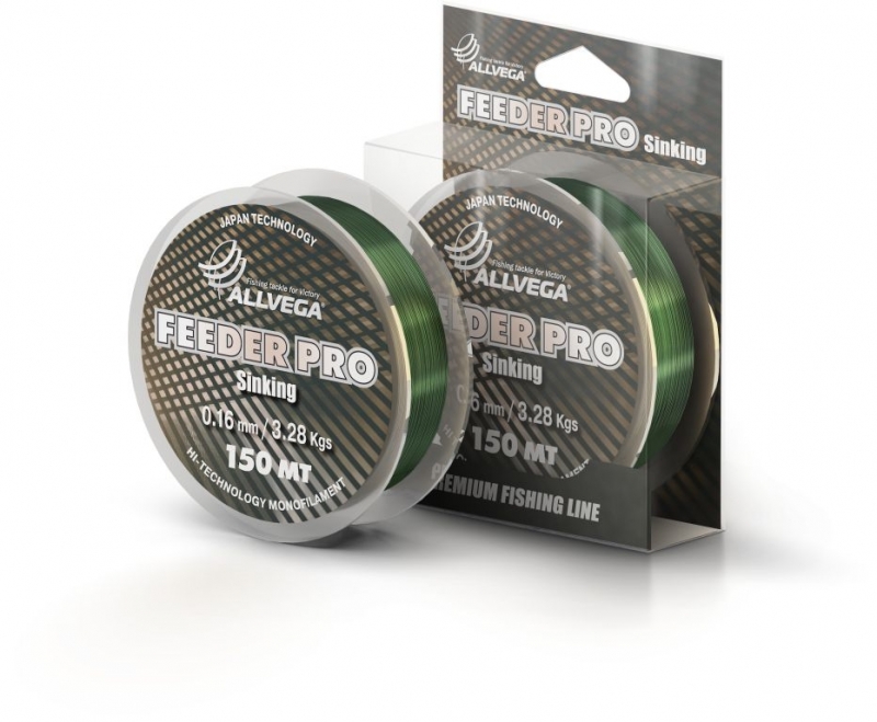 Леска монофильная Allvega "Feeder Pro Sinking" 0.18мм (150м) (3,95кг) (тёмно-зелёная), Зеленый, Feeder Pro Sinking
Леска монофильная Allvega "Feeder Pro Sinking" 0.18мм (150м) (3,95кг) (тёмно-зелёная), Зеленый, Feeder Pro Sinking