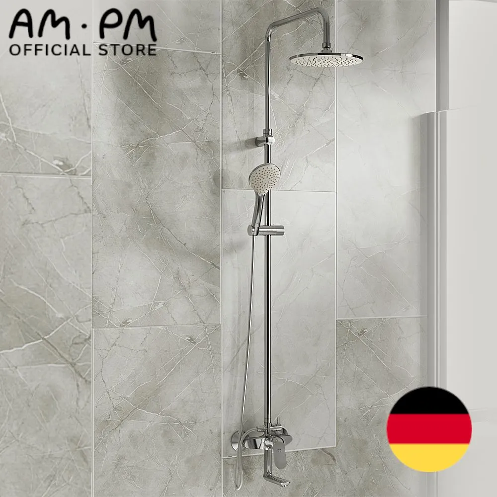 Душевая система с тропическим душем и смесителем AM.PM Suit F0S85C900 с изливом, хром, Suit F0S85C900
Душевая система с тропическим душем и смесителем AM.PM Suit F0S85C900 с изливом, хром, Suit F0S85C900