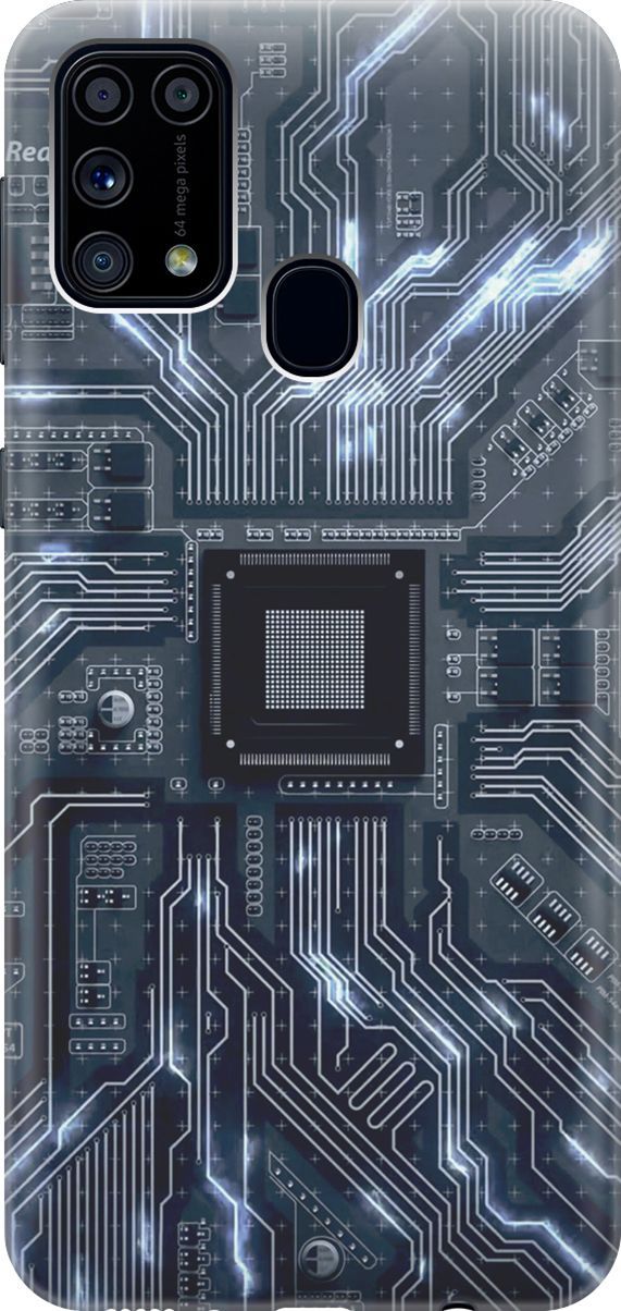 Силиконовый чехол на Samsung Galaxy M31 с принтом "Синяя микросхема", Белый;серый, 2869
Силиконовый чехол на Samsung Galaxy M31 с принтом "Синяя микросхема", Белый;серый, 2869