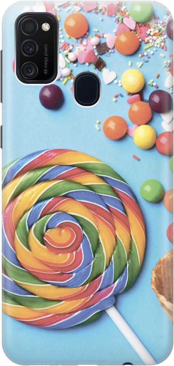 Силиконовый чехол на Samsung Galaxy M21/M30s "Разноцветный леденец", Голубой;желтый, 3504
Силиконовый чехол на Samsung Galaxy M21/M30s "Разноцветный леденец", Голубой;желтый, 3504
