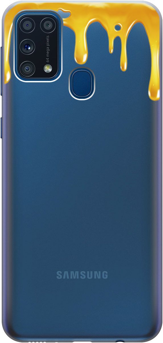 Силиконовый чехол на Samsung Galaxy M31 с 3D принтом "Honey" прозрачный, Прозрачный;желтый, 1783
Силиконовый чехол на Samsung Galaxy M31 с 3D принтом "Honey" прозрачный, Прозрачный;желтый, 1783
