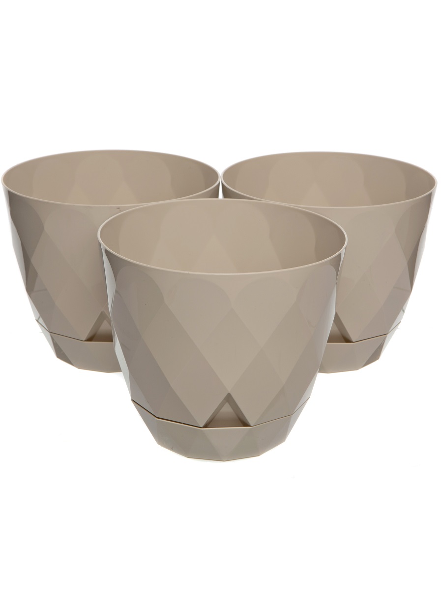 Горшок для цветов Navako Rico 2.4L Beige, 3 штуки., Бежевый, Rico 2.4L Beige (3 штуки)
Горшок для цветов Navako Rico 2.4L Beige, 3 штуки., Бежевый, Rico 2.4L Beige (3 штуки)