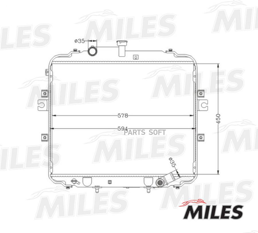 Радиатор Miles Acrb068 Hyundai Porter/H-100 2.5 Diesel Miles арт. ACRB068
Радиатор Miles Acrb068 Hyundai Porter/H-100 2.5 Diesel Miles арт. ACRB068