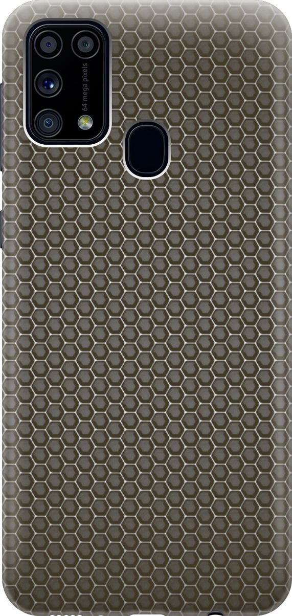 Силиконовый чехол на Samsung Galaxy M31 с эффектом блеска "Карбоновая сеть", Белый;серый, 3505
Силиконовый чехол на Samsung Galaxy M31 с эффектом блеска "Карбоновая сеть", Белый;серый, 3505