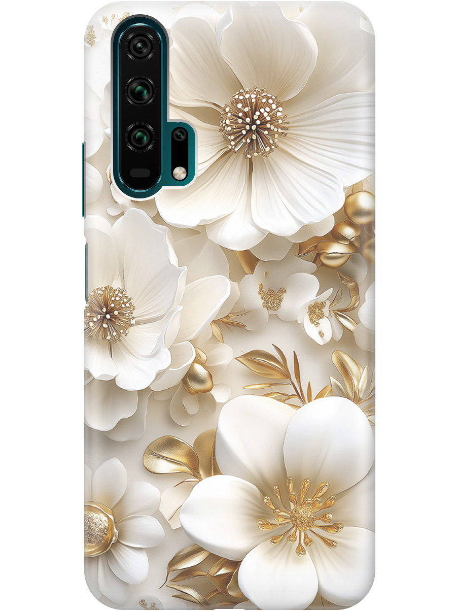 Силиконовый чехол на Honor 20 Pro с принтом "Золото на белых цветах", Прозрачный;белый;золотистый, 721700724
Силиконовый чехол на Honor 20 Pro с принтом "Золото на белых цветах", Прозрачный;белый;золотистый, 721700724