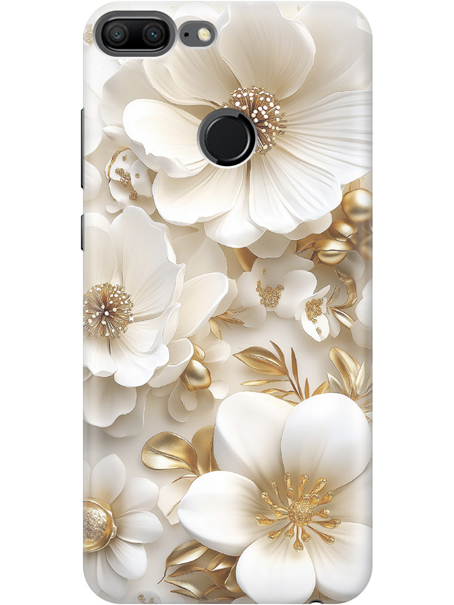 Силиконовый чехол на Honor 9 Lite с принтом "Золото на белых цветах", Прозрачный;белый;золотистый, 717568424
Силиконовый чехол на Honor 9 Lite с принтом "Золото на белых цветах", Прозрачный;белый;золотистый, 717568424