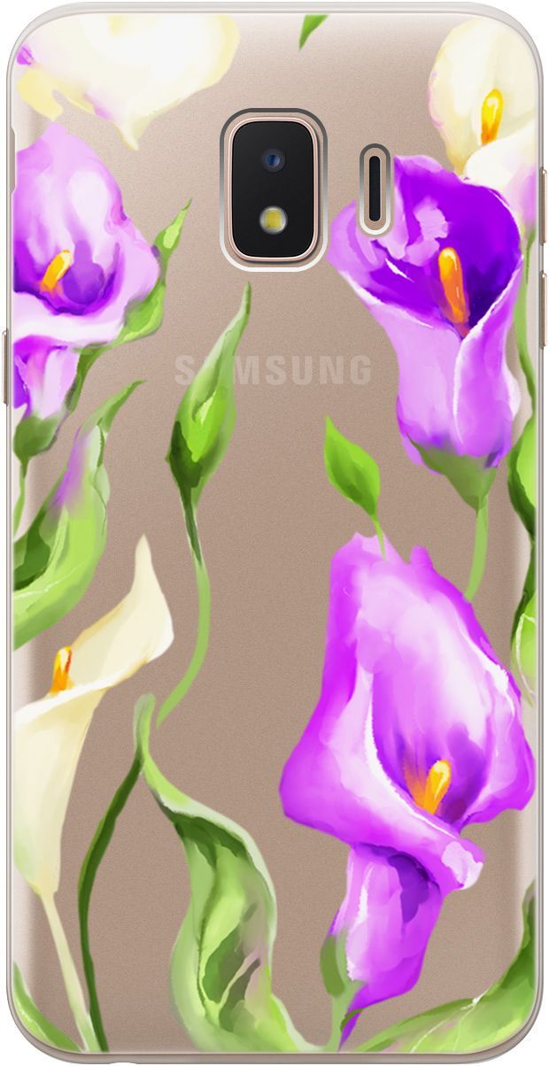 Чехол на Samsung Galaxy J2 Core с принтом "Amazing Callas" прозрачный, Прозрачный;фиолетовый, 5412
Чехол на Samsung Galaxy J2 Core с принтом "Amazing Callas" прозрачный, Прозрачный;фиолетовый, 5412