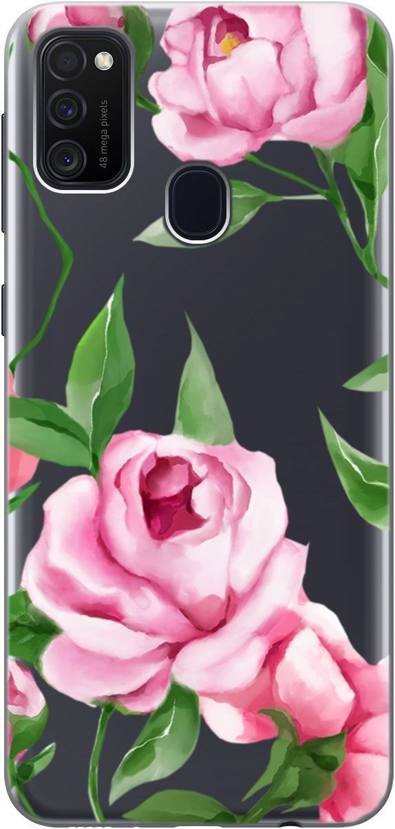 Чехол на Samsung Galaxy M21/M30s с принтом "Amazing Peonies" прозрачный, Прозрачный;розовый, 5421
Чехол на Samsung Galaxy M21/M30s с принтом "Amazing Peonies" прозрачный, Прозрачный;розовый, 5421