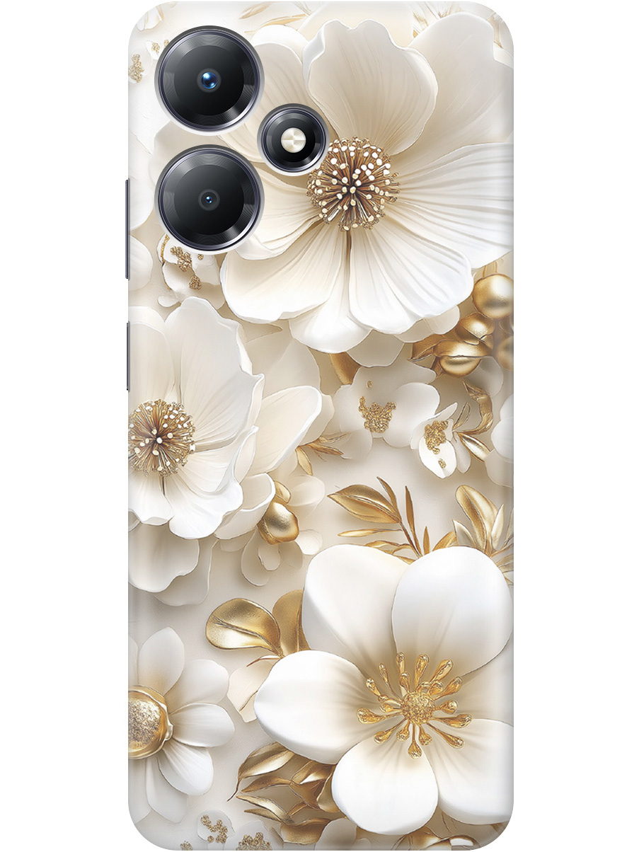 Силиконовый чехол на Infinix Hot 30 Play с принтом "Золото на белых цветах", Прозрачный;белый;золотистый, 773941024
Силиконовый чехол на Infinix Hot 30 Play с принтом "Золото на белых цветах", Прозрачный;белый;золотистый, 773941024