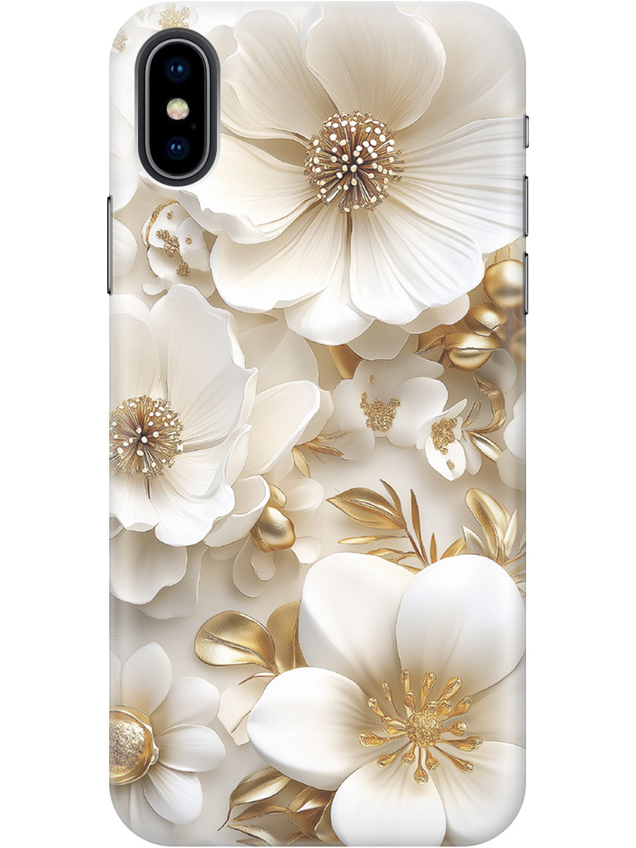 Силиконовый чехол на Apple iPhone Xs / X с принтом "Золото на белых цветах", Прозрачный;белый;золотистый, 715365424
Силиконовый чехол на Apple iPhone Xs / X с принтом "Золото на белых цветах", Прозрачный;белый;золотистый, 715365424