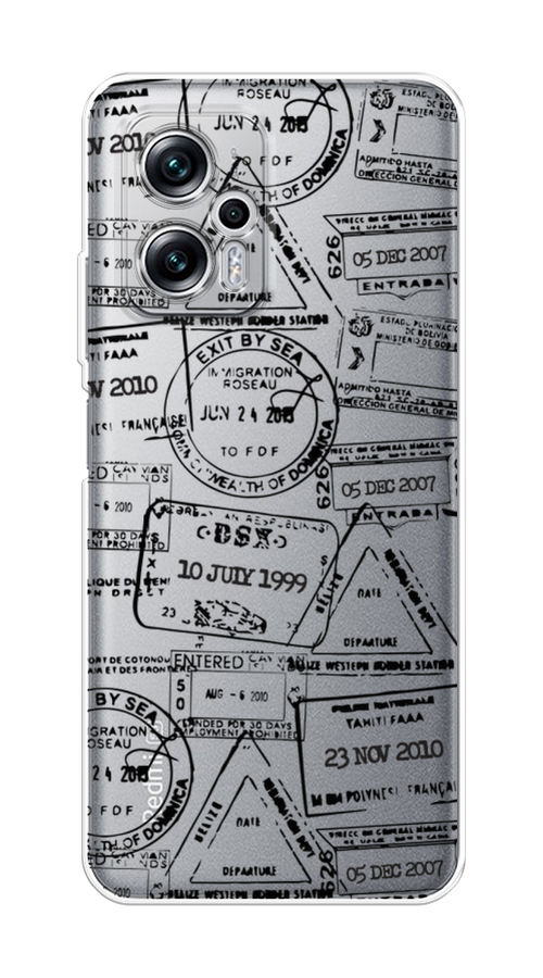 Чехол на Poco X4 GT/Redmi Note 11T Pro/11T Pro Plus "Visa stamps 2", Белый;черный;серый, 315550-2
Чехол на Poco X4 GT/Redmi Note 11T Pro/11T Pro Plus "Visa stamps 2", Белый;черный;серый, 315550-2