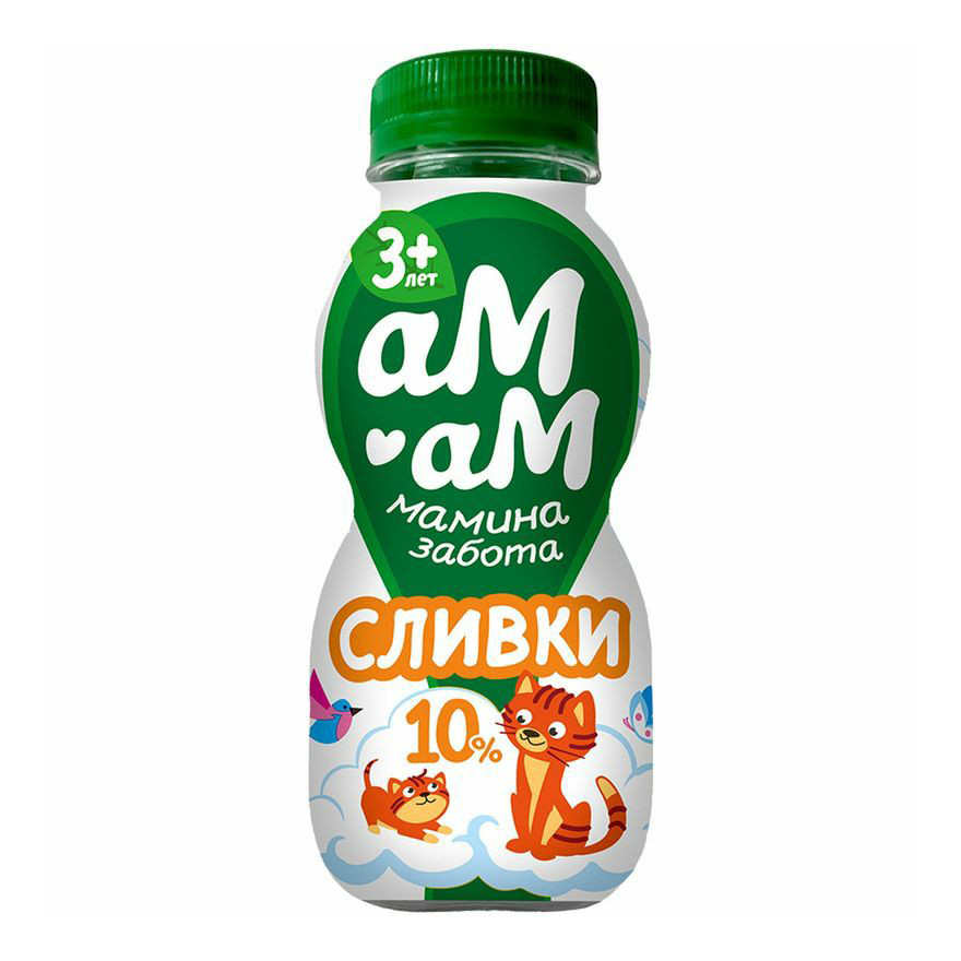 Сливки для детского питания Ам-ам мамина забота питьевые пастеризованные 10% БЗМЖ 200 г
Сливки для детского питания Ам-ам мамина забота питьевые пастеризованные 10% БЗМЖ 200 г