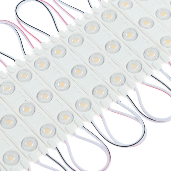 Светодиодный модуль SMD5630, 2 Вт, 3 LED, 180 Lm, IP65, 3000К ,12V Т-БЕЛЫЙ, набор 20 шт.
Светодиодный модуль SMD5630, 2 Вт, 3 LED, 180 Lm, IP65, 3000К ,12V Т-БЕЛЫЙ, набор 20 шт.