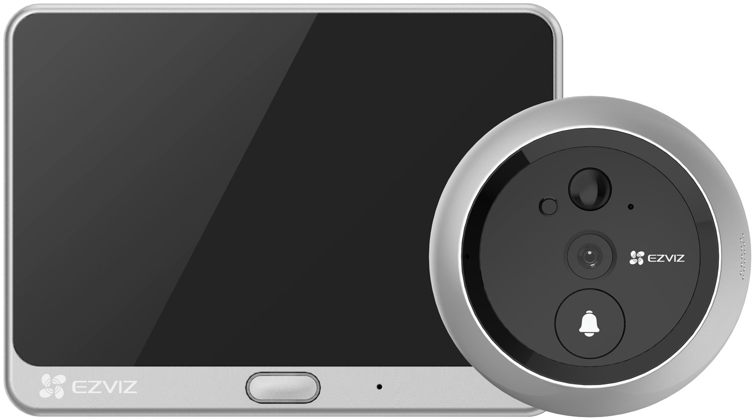 Дверной глазок с ответной станцией Ezviz DP2C SilverMetallic Wi-Fi, Черный;серебристый, DP2C SilverMetallic
Дверной глазок с ответной станцией Ezviz DP2C SilverMetallic Wi-Fi, Черный;серебристый, DP2C SilverMetallic