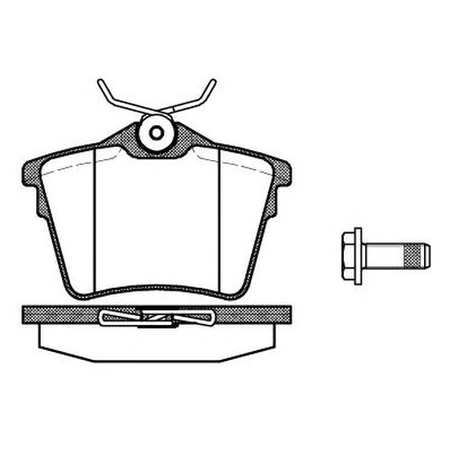 Комплект задних тормозных колодок Roadhouse 2110300
Комплект задних тормозных колодок Roadhouse 2110300