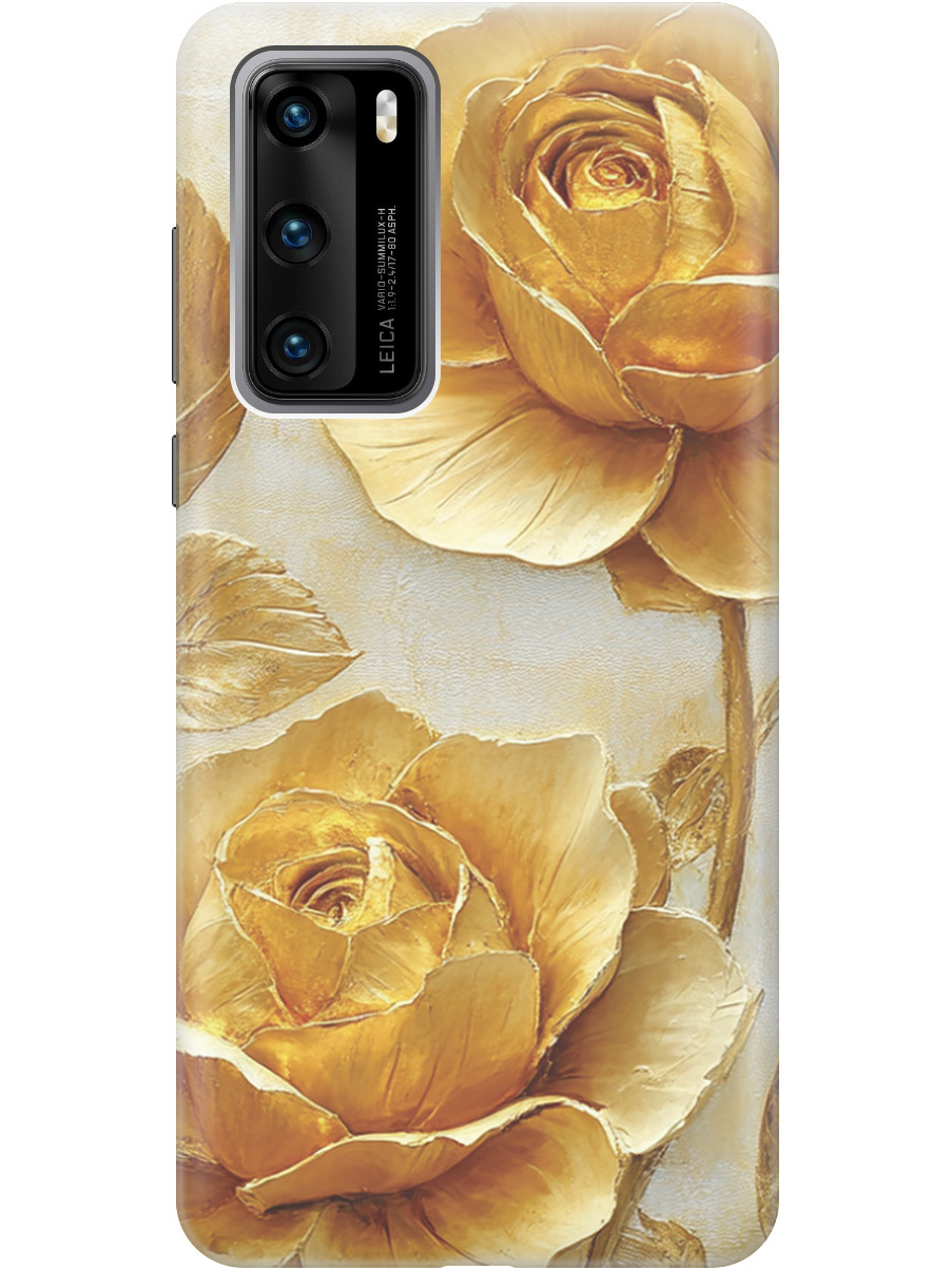 Силиконовый чехол на Huawei P40 с принтом "Золотые розы", Прозрачный;золотистый;белый, 722839323
Силиконовый чехол на Huawei P40 с принтом "Золотые розы", Прозрачный;золотистый;белый, 722839323