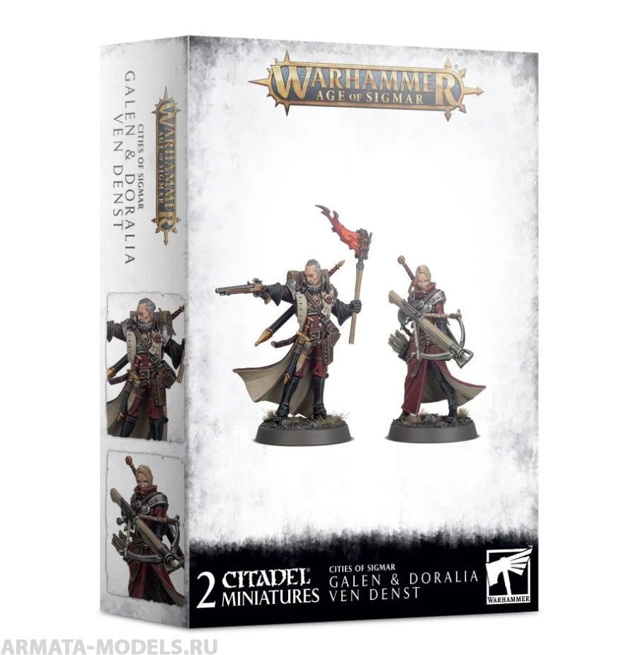 86-45GW Набор Города Сигмара. Гален и Доралия Вен Денст Cities of Sigmar: Galen and Dorali
86-45GW Набор Города Сигмара. Гален и Доралия Вен Денст Cities of Sigmar: Galen and Dorali