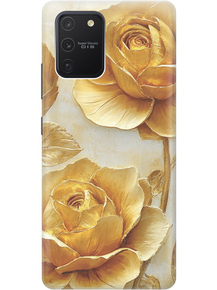Силиконовый чехол на Samsung Galaxy S10 Lite с принтом "Золотые розы", Прозрачный;золотистый;белый, 722694723
Силиконовый чехол на Samsung Galaxy S10 Lite с принтом "Золотые розы", Прозрачный;золотистый;белый, 722694723