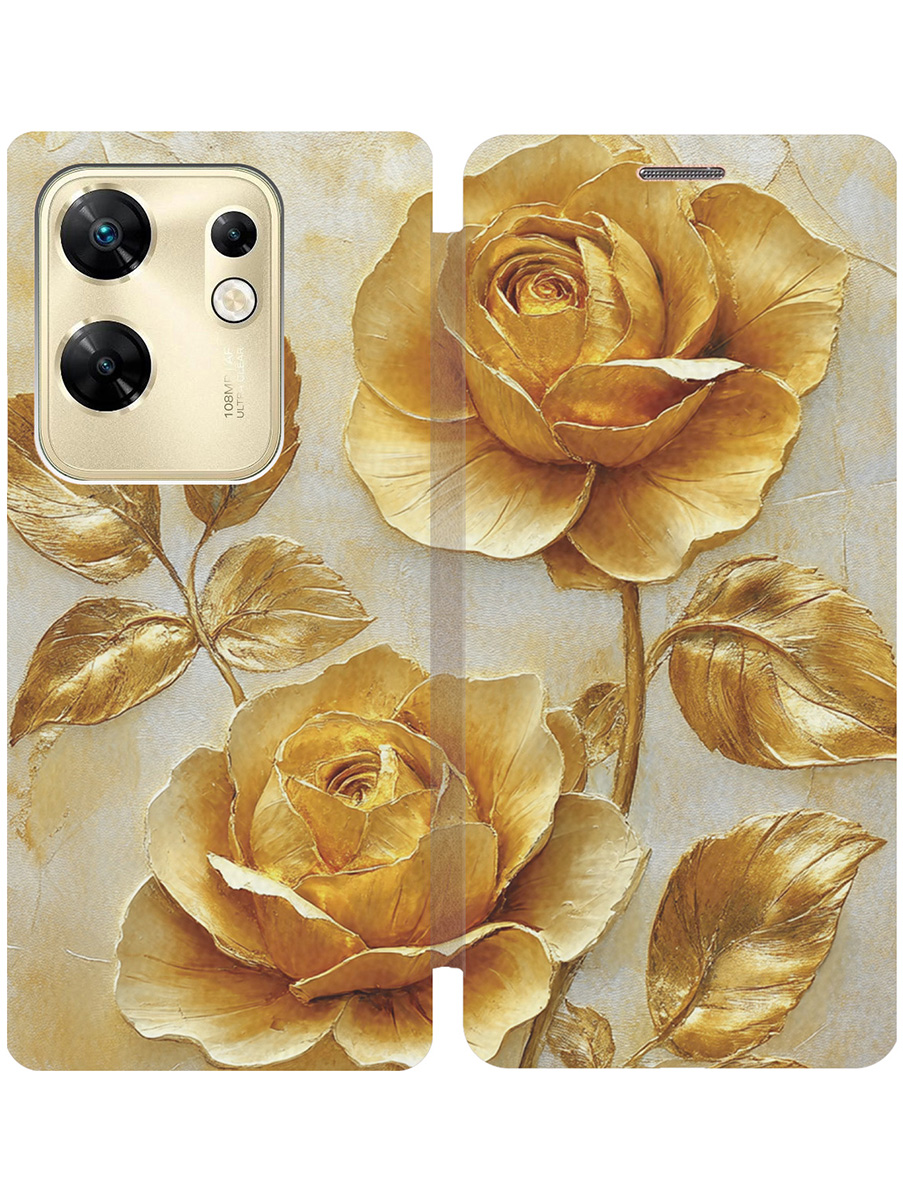 Чехол-книжка на Infinix Zero 30 4G с принтом "Золотые розы" золотой, Золотистый;белый, 778687923
Чехол-книжка на Infinix Zero 30 4G с принтом "Золотые розы" золотой, Золотистый;белый, 778687923