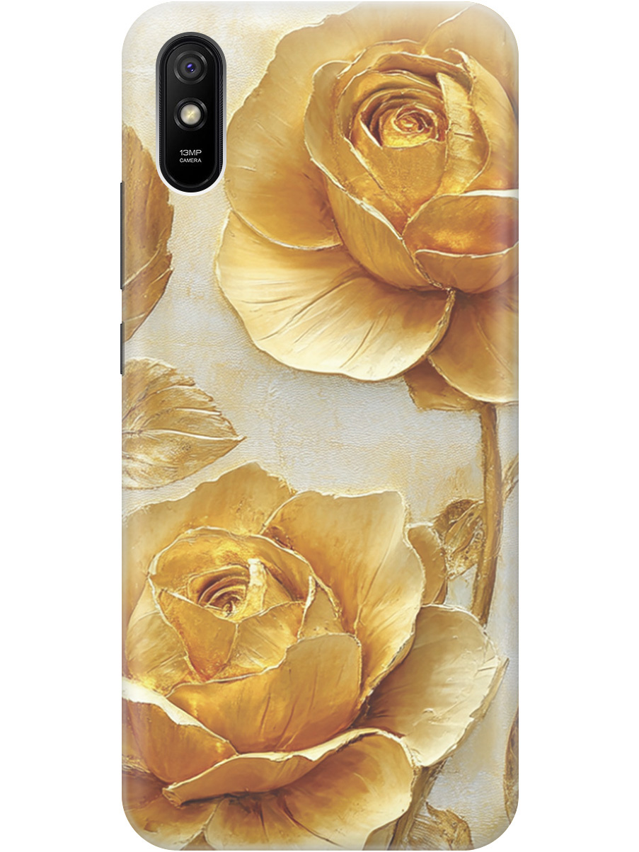 Силиконовый чехол на Xiaomi Redmi 9A с принтом "Золотые розы", Прозрачный;золотистый;белый, 723276923
Силиконовый чехол на Xiaomi Redmi 9A с принтом "Золотые розы", Прозрачный;золотистый;белый, 723276923